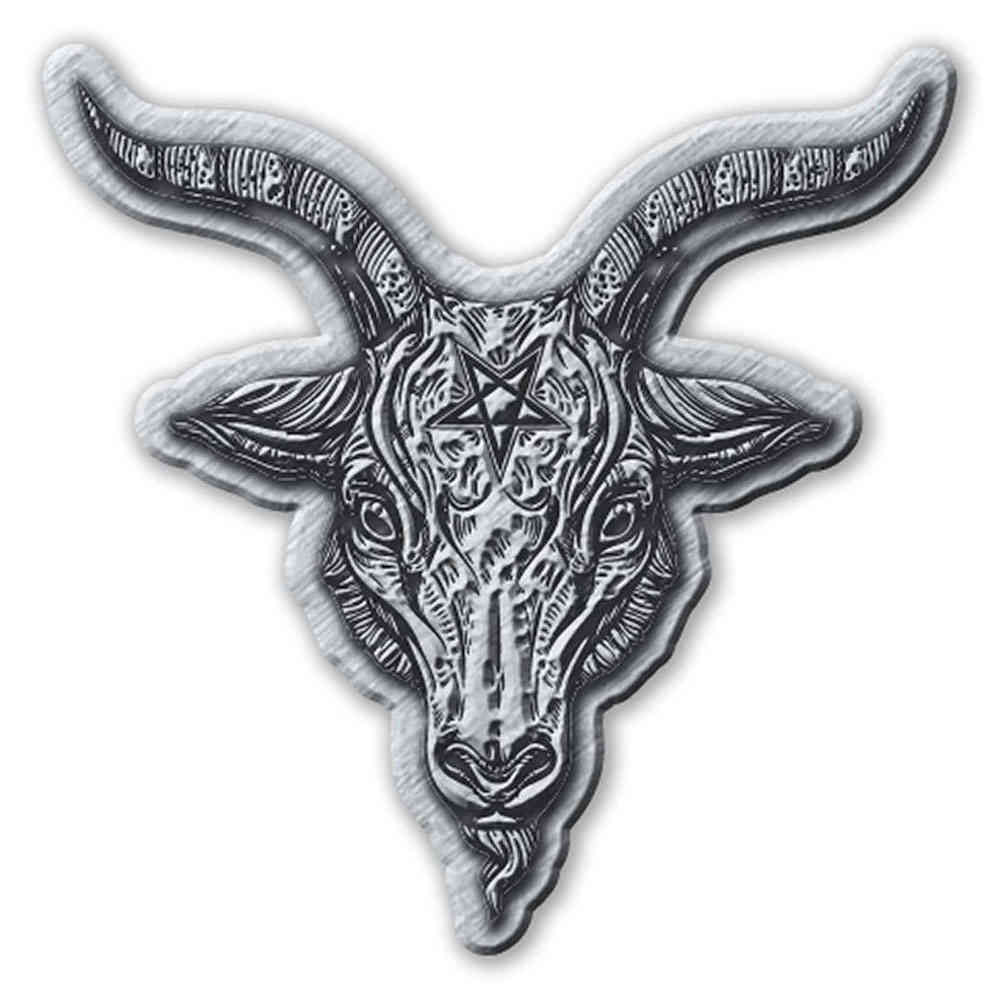 - Baphomet Pin - Zilverkleurig